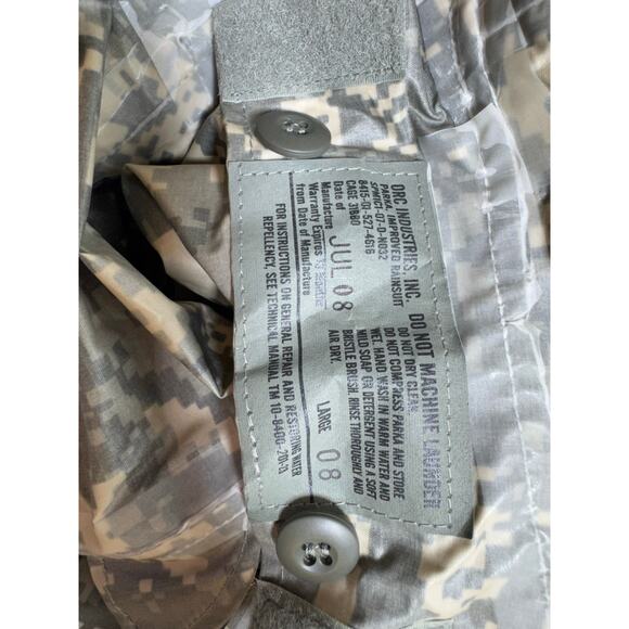 ORC Industries UCP ACU Improved Rainsuit Parka Wet Weather US Army Sz L - Picture 6 of 8